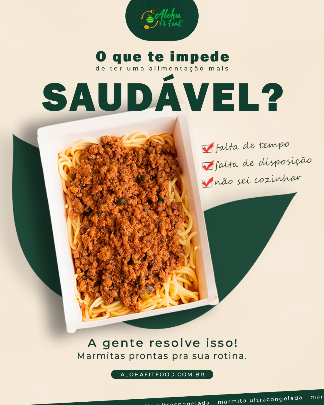 Aloha Fit Food Facebook ad