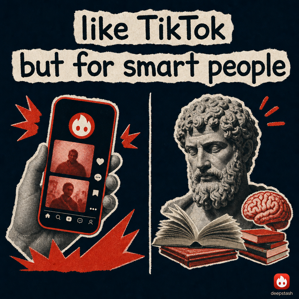 Deepstash Facebook ad