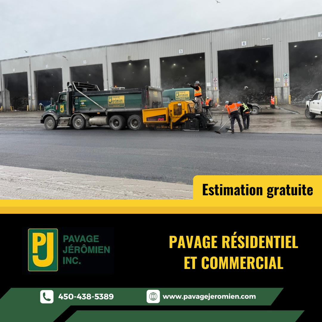 Pavage Jérômien Inc. Facebook ad: Contactez-nous