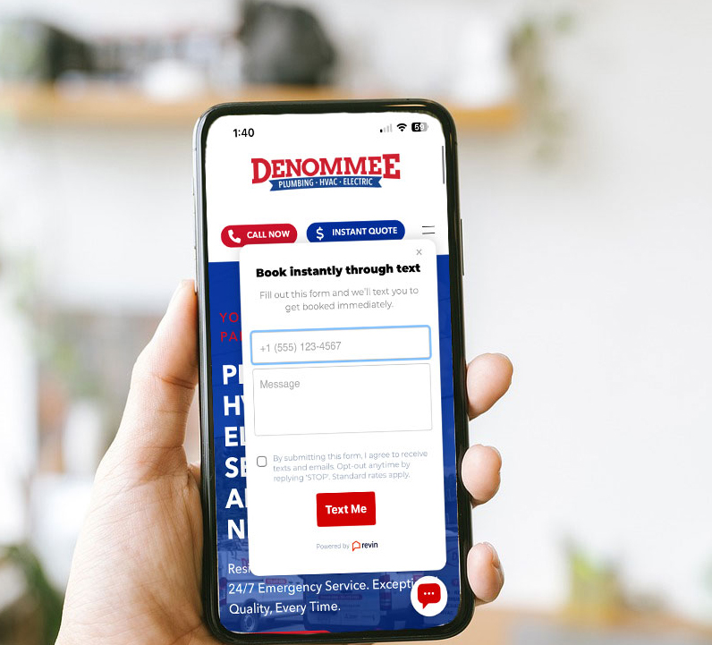 Denommee Plumbing, HVAC & Electric Facebook ad