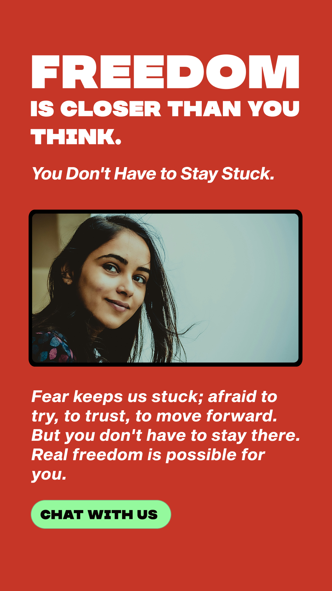 Hey Fear Facebook ad