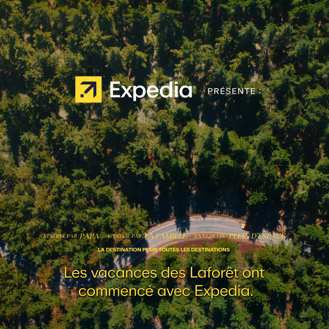 Expedia Facebook ad: Regroupez et économisez jusqu’à 30%