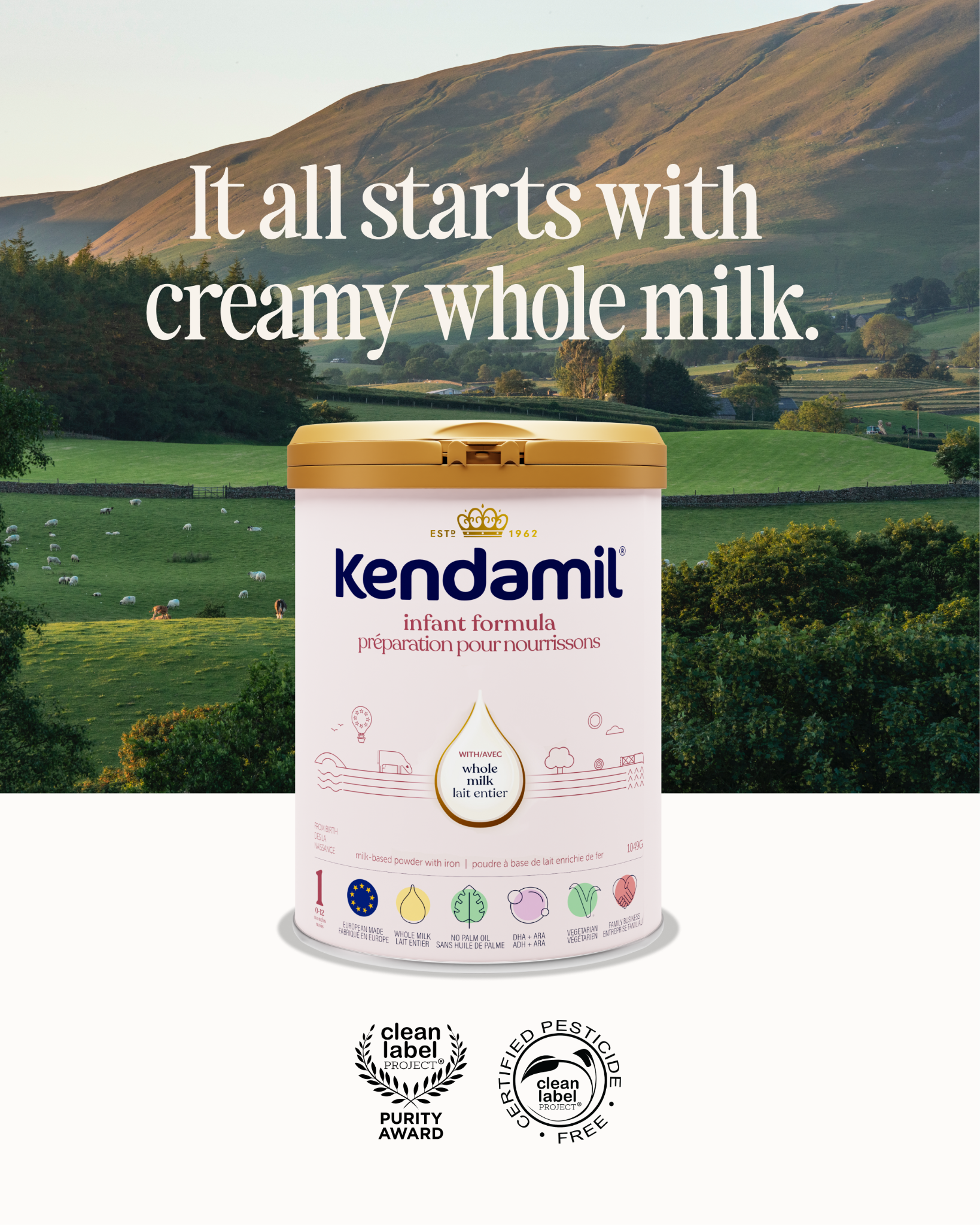 Kendamil Canada Facebook ad