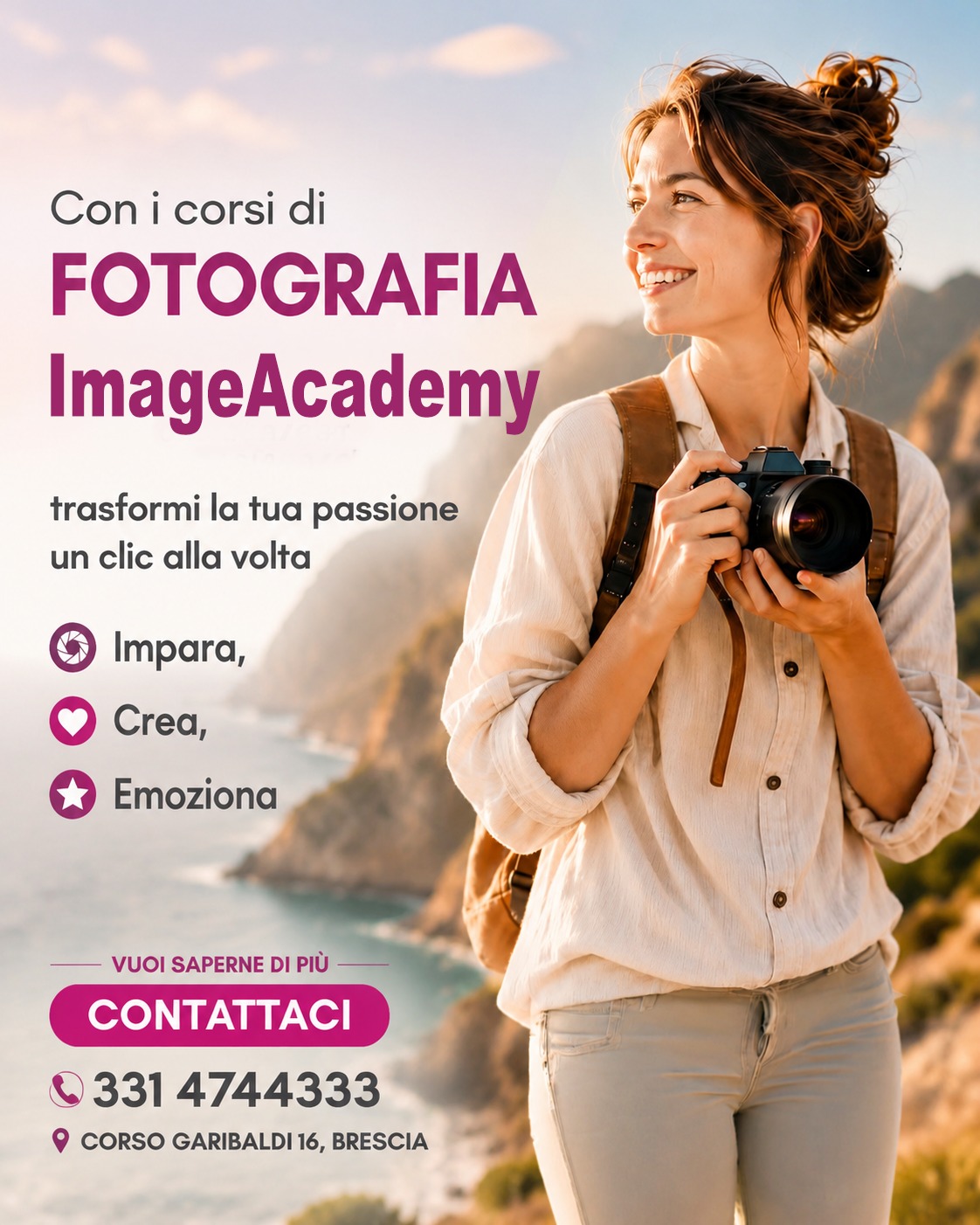 ImageAcademy Facebook ad: ImageAcademy Brescia C.so Garibaldi,16 Tel. 3314744333