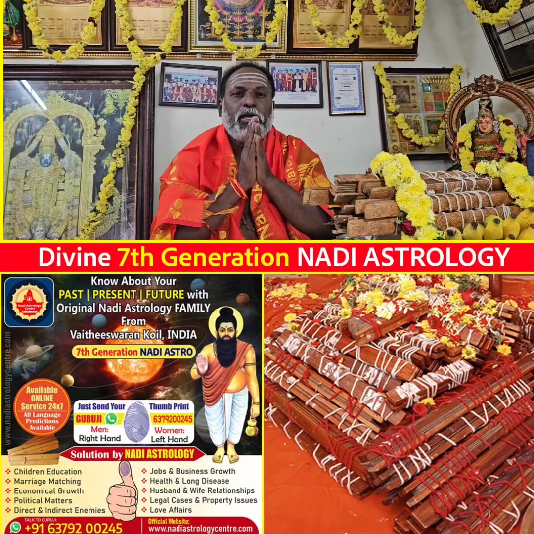 Nadi Astrology Centre Facebook ad: Know Your Future Predictions