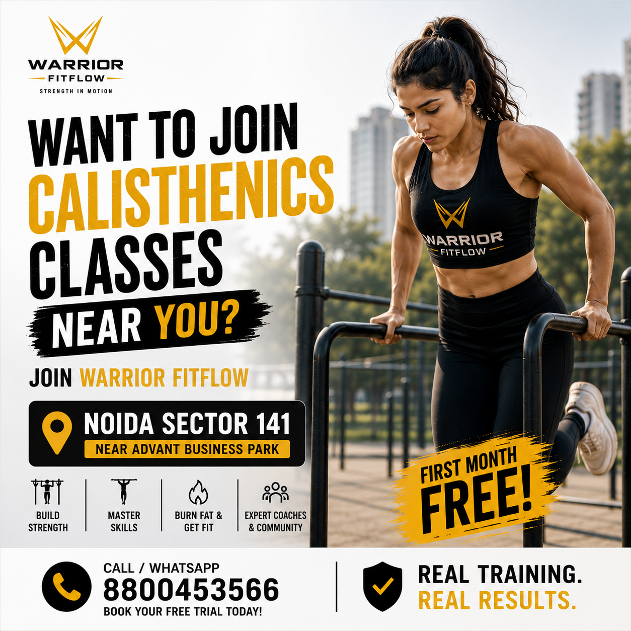 Warrior Fitflow Facebook ad: Grab Your Free Trial Now!