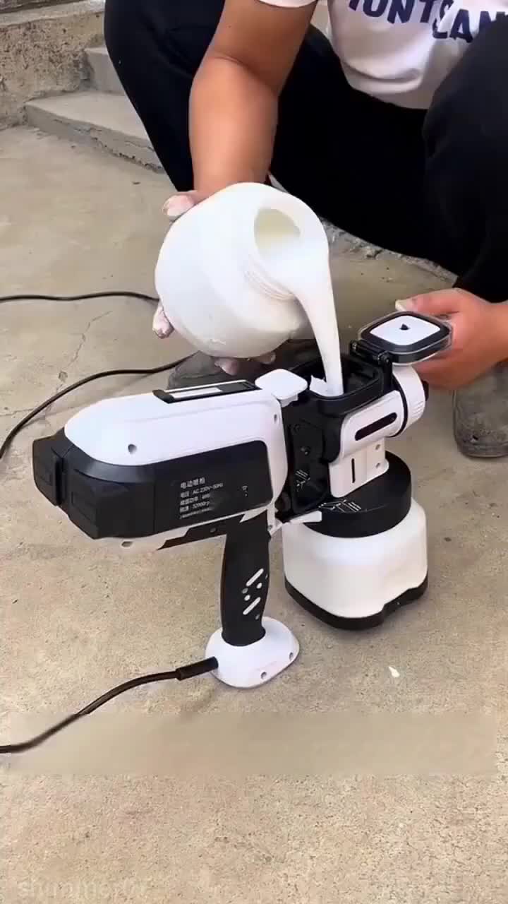 Sakertooltech1 Facebook ad: Spray Like a Pro! Cordless HVLP Paint Sprayer for Home