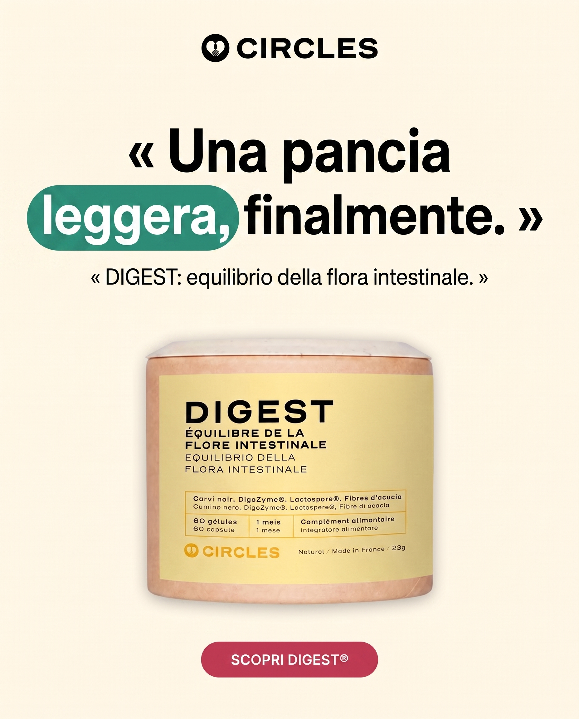 Circles Italia Facebook ad