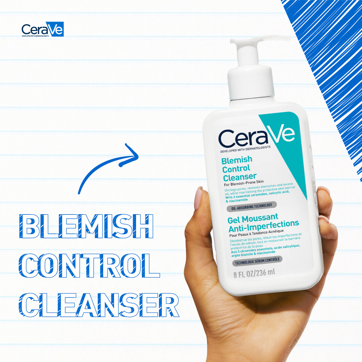 CeraVe Philippines Facebook ad: Meet the cleanser with a clever formula.