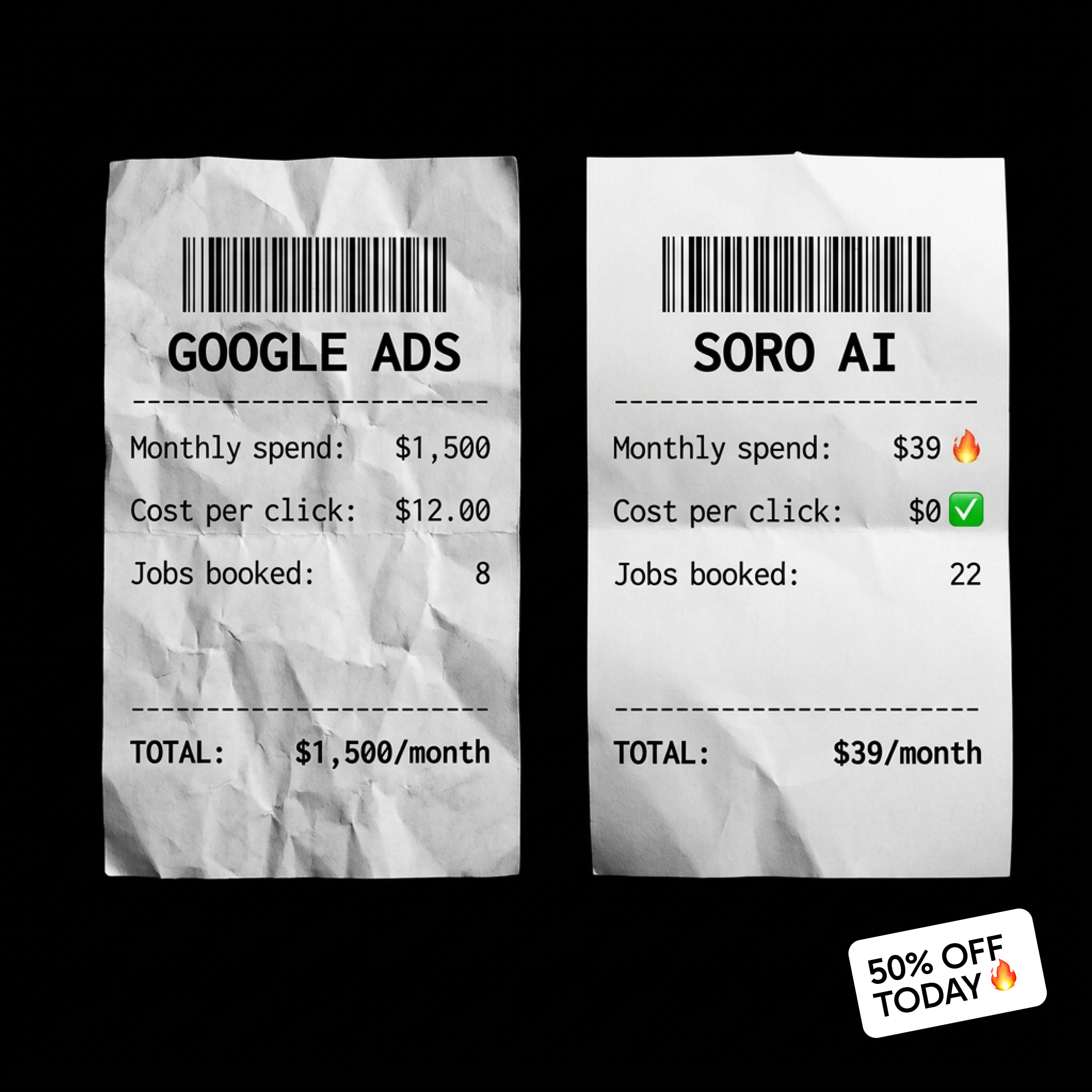 Soro SEO Facebook ad