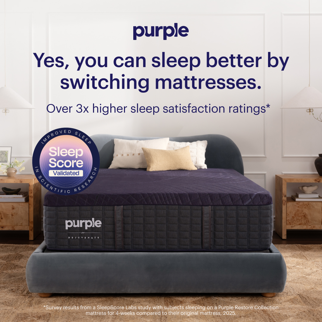 Purple Facebook ad: Best Price on Select Models!
