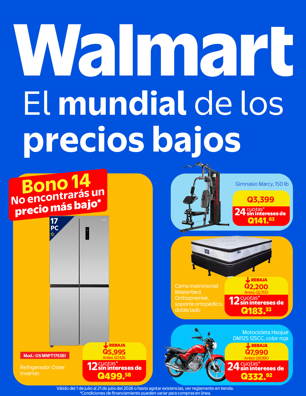 Walmart Guatemala Facebook ad