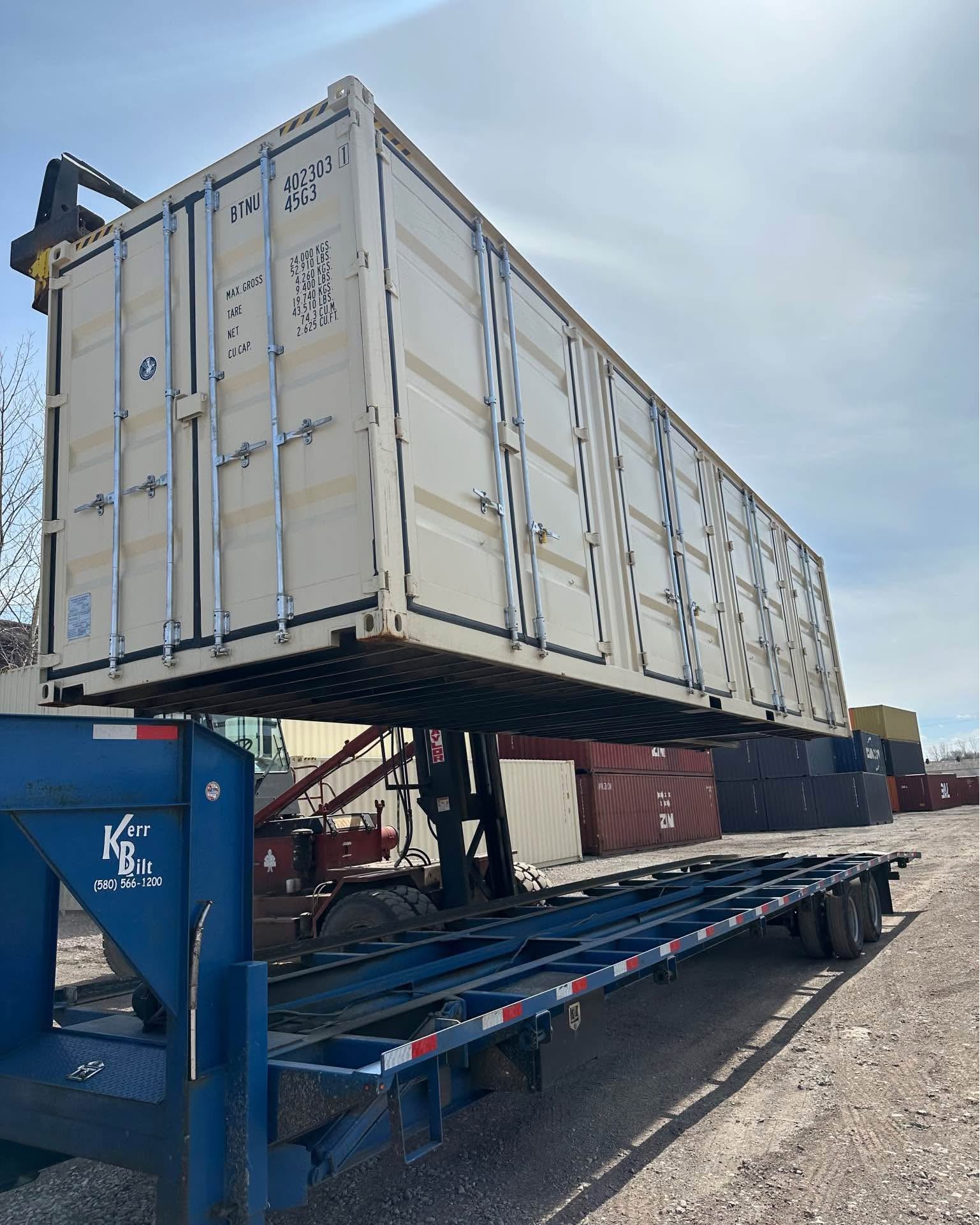 Ony Boboescu Facebook ad: 40ft Shipping Container with Side Doors
