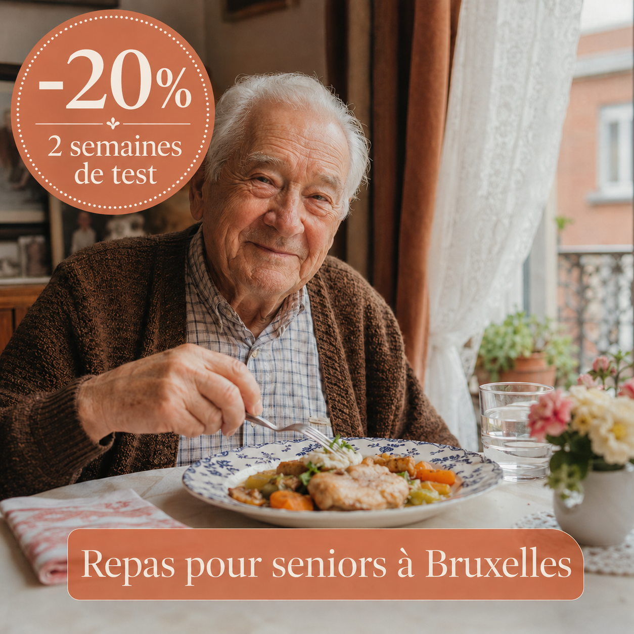 Tanddem Facebook ad: Auderghem: Des repas maison, livrés chez vous
