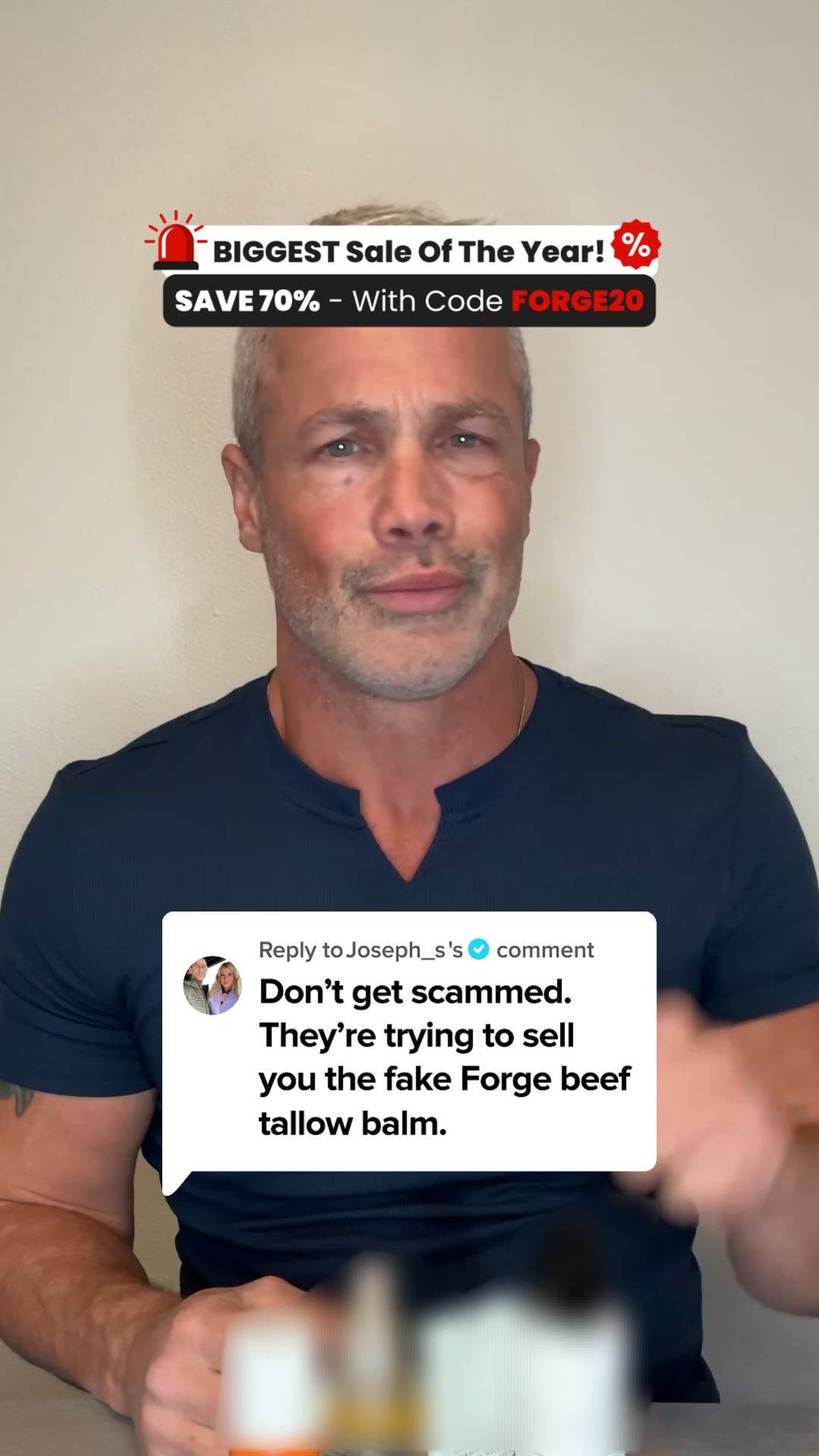 The Everyday Man Facebook ad: Fake FORGE Jars Are Out There