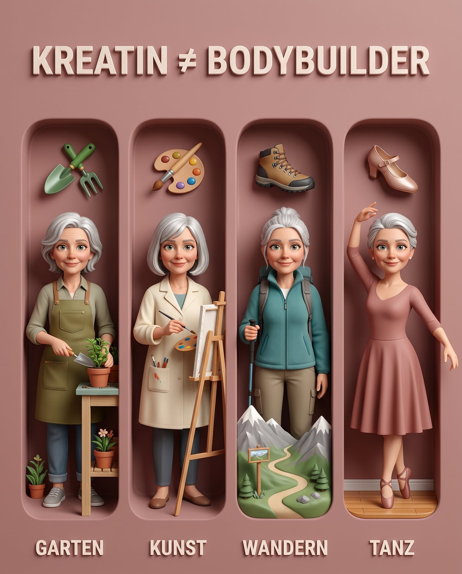Sabine’s Healthy Living Facebook ad: Was Bodybuilder wissen, und Senioren ignorieren