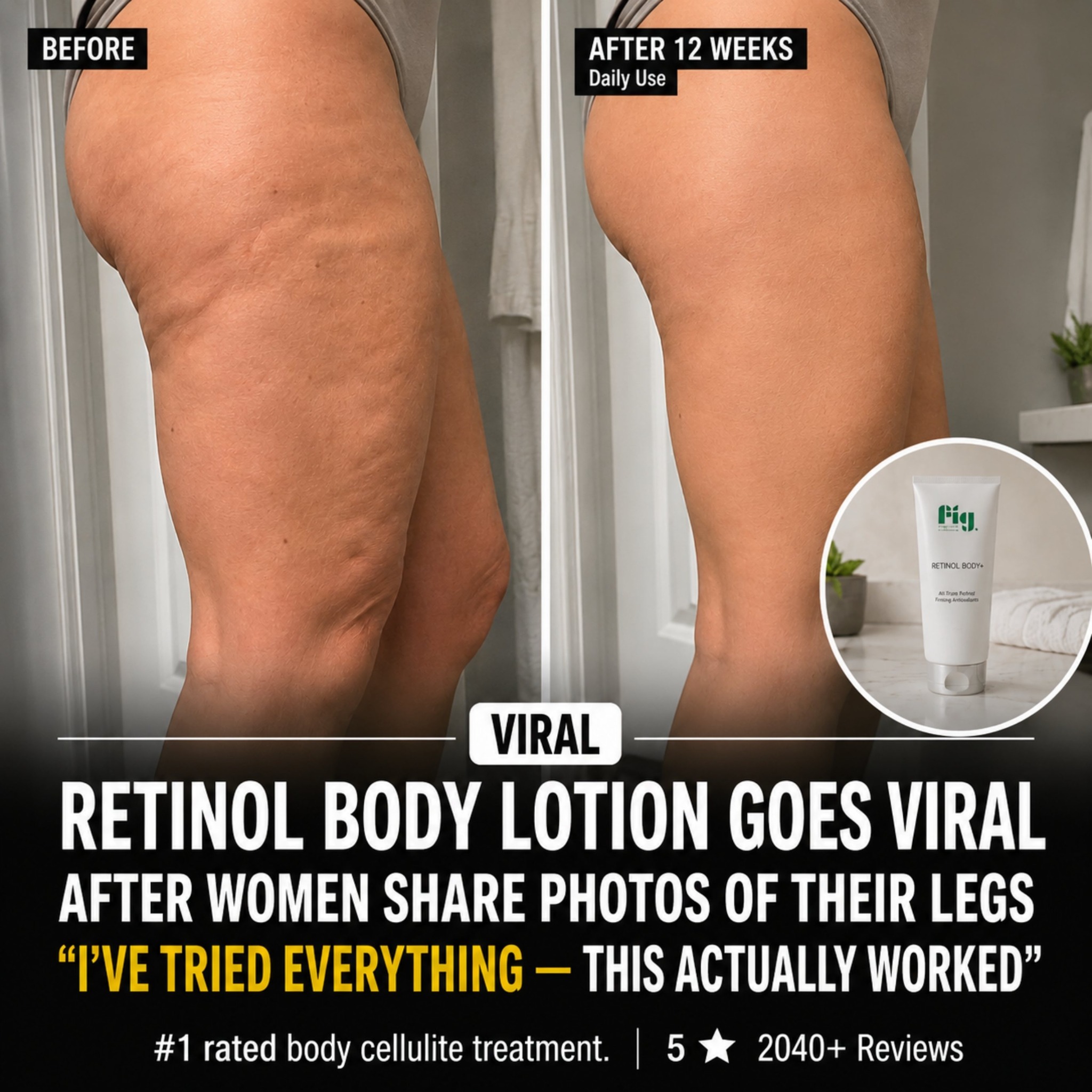 FigMD Skincare Facebook ad: Not Another Cellulite Cream. A Different Premise Entirely.