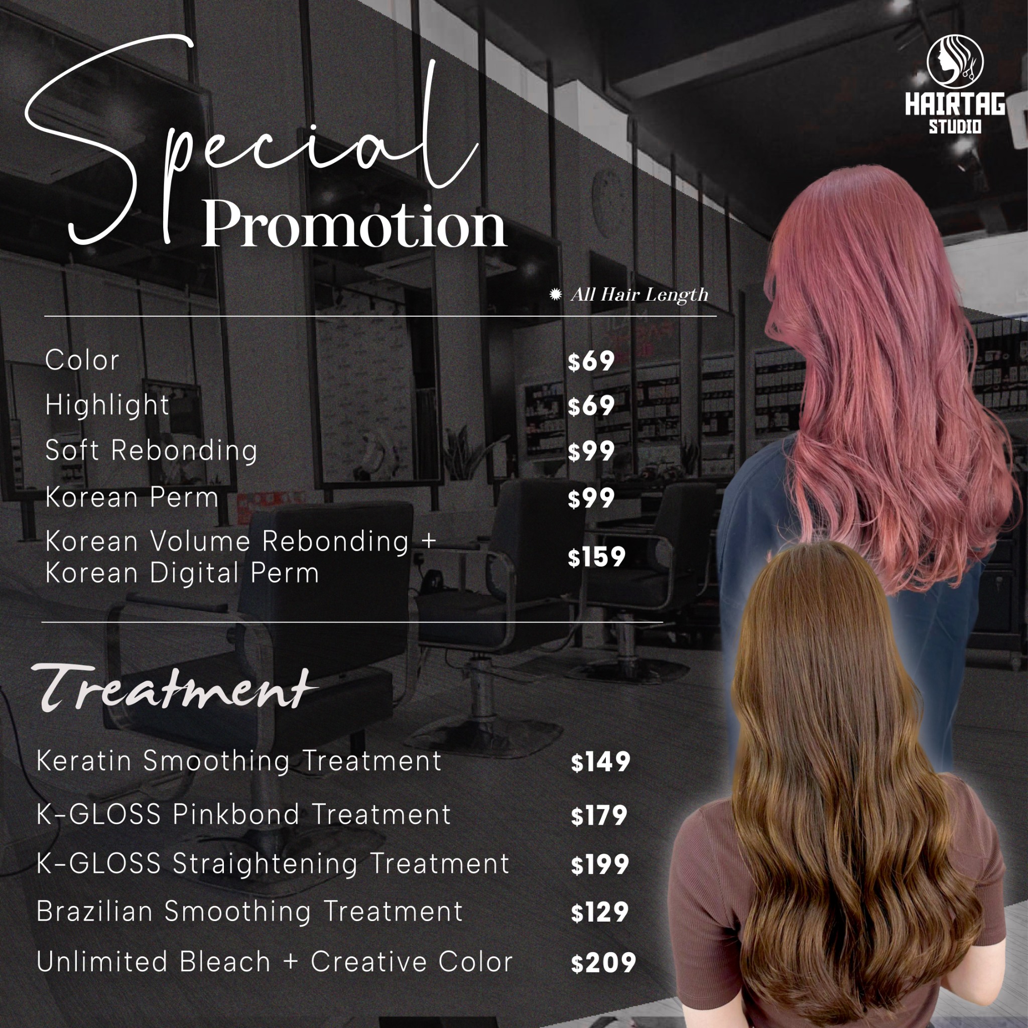Hairtag Studio SG Facebook ad