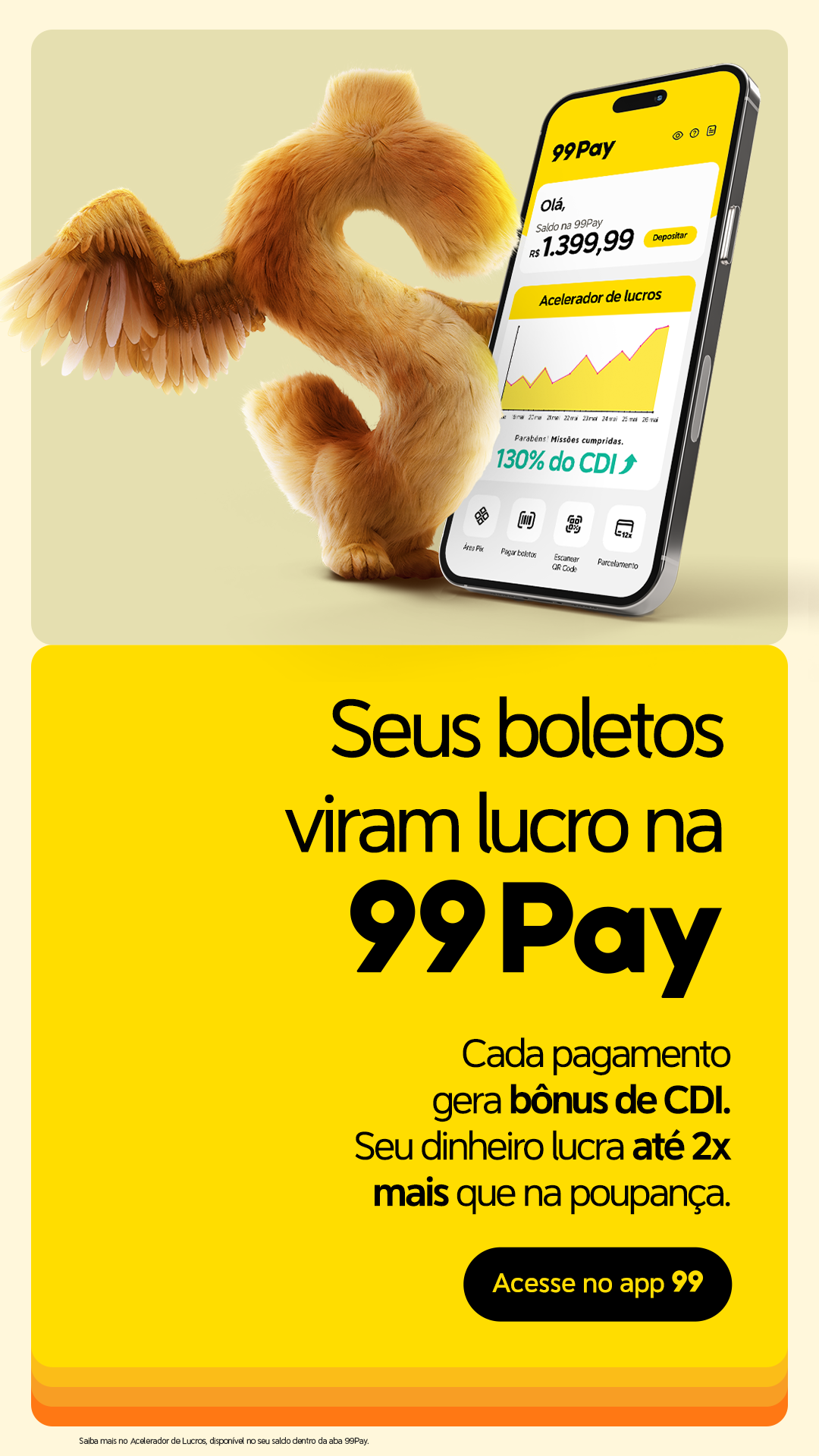 99Pay Facebook ad from May 21, 2026