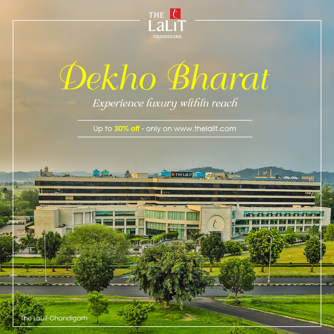 The Lalit Chandigarh Facebook ad: Luxury Stay in Chandigarh