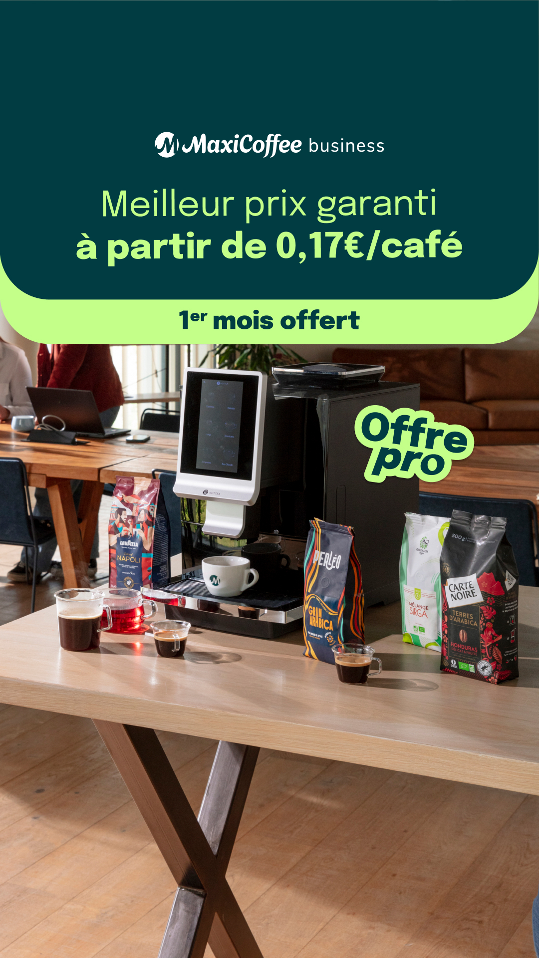 MaxiCoffee Facebook ad from Jul 27, 2026