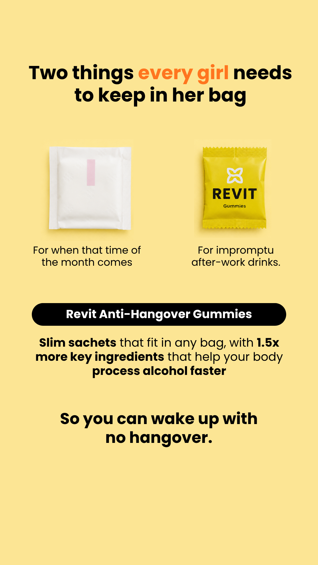 Revit Facebook ad: Always Ready for Impromptu Drinks