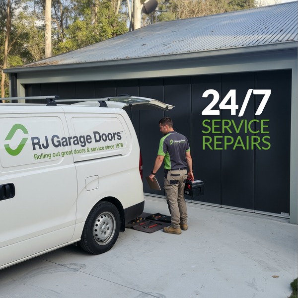 RJ Garage Doors Facebook ad: Reliable Garage Door Fix in Melbourne