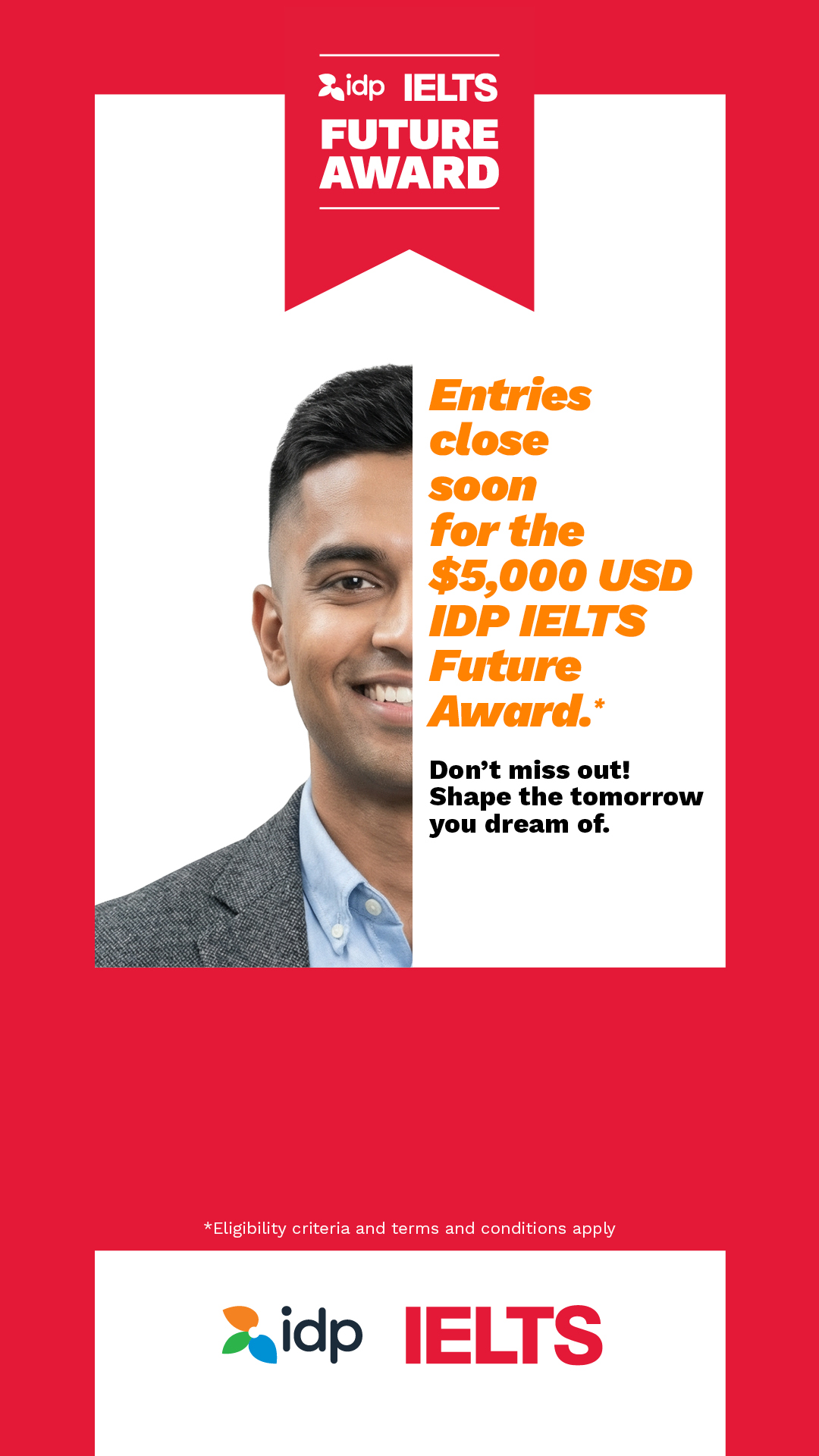 IELTS by IDP Facebook ad