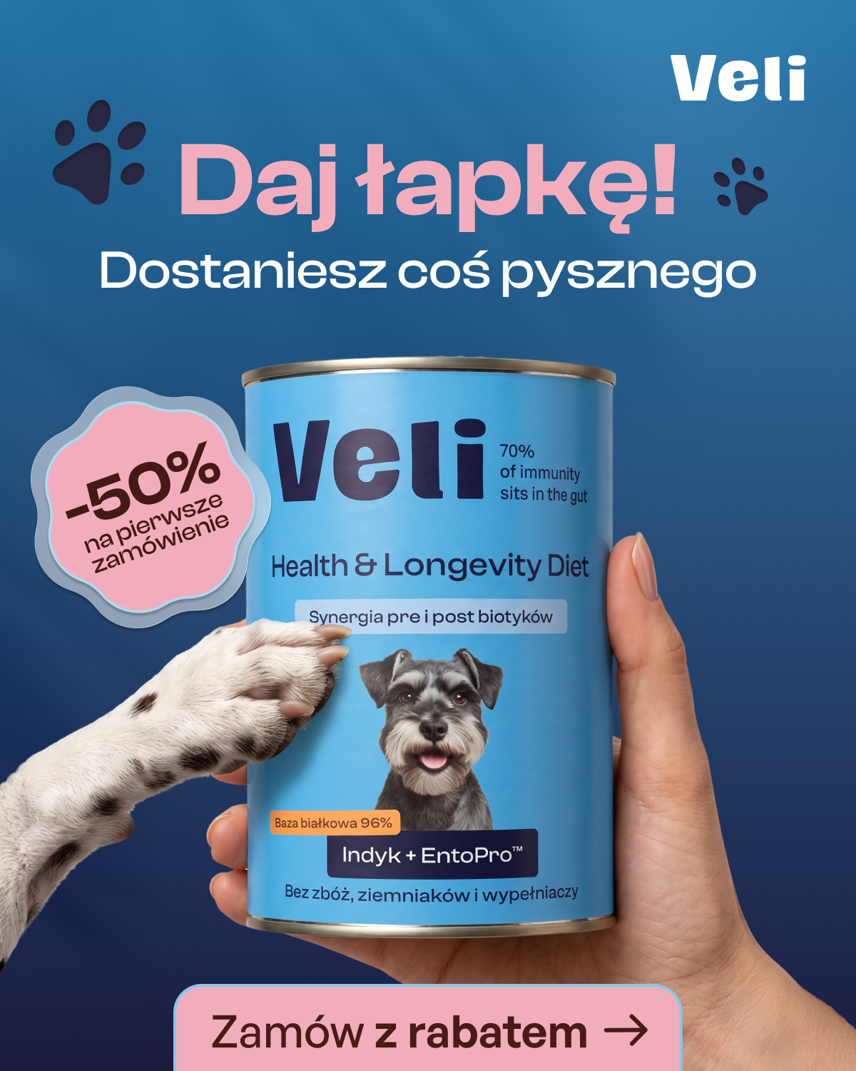 VeliPet Facebook ad