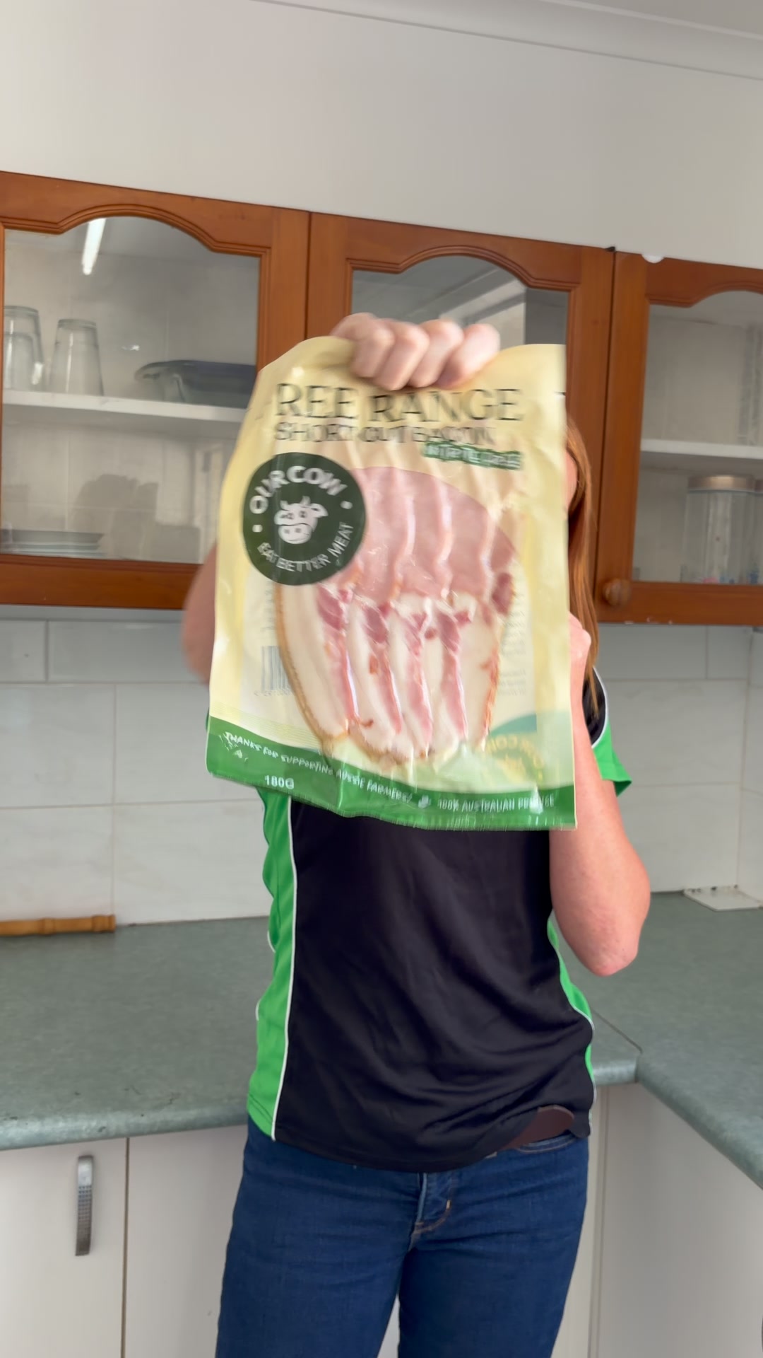 Dave and Bianca From Our Cow Facebook ad: Most pigs are raised indoors, so finding free range pork…