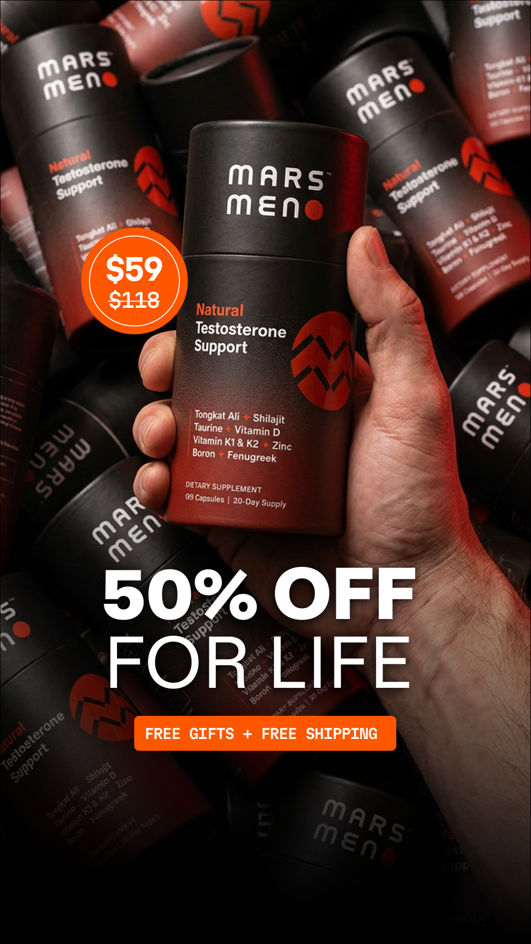 Mars Men Facebook ad