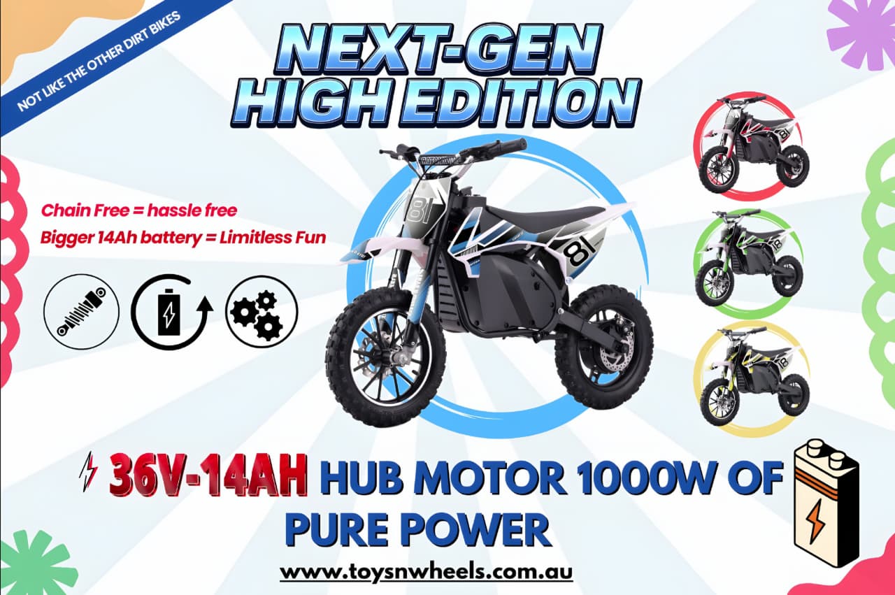 Toys N Wheels - Kids Ride On Toys Facebook ad: We don’t follow trends, we set them.