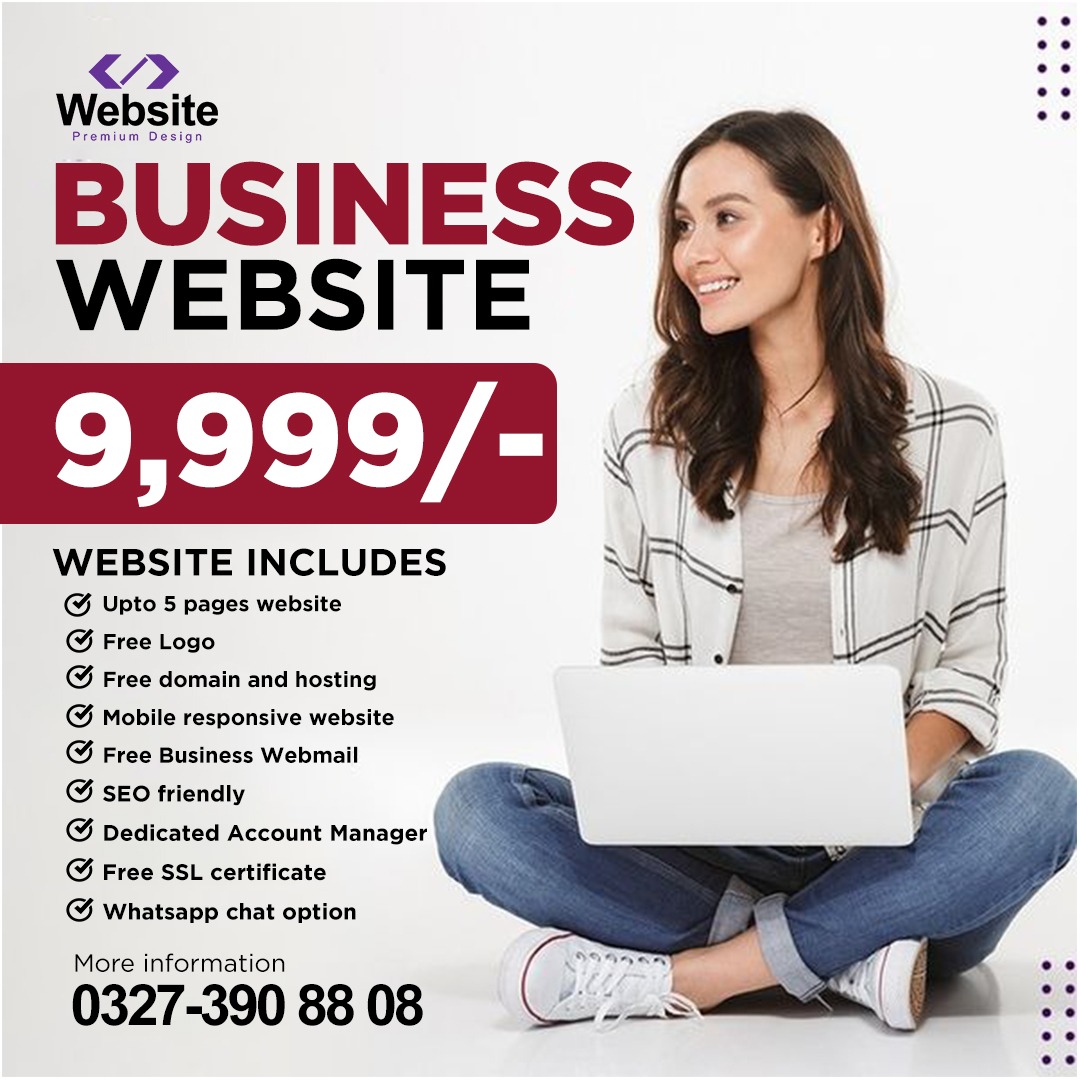 Website Premium Design Facebook ad