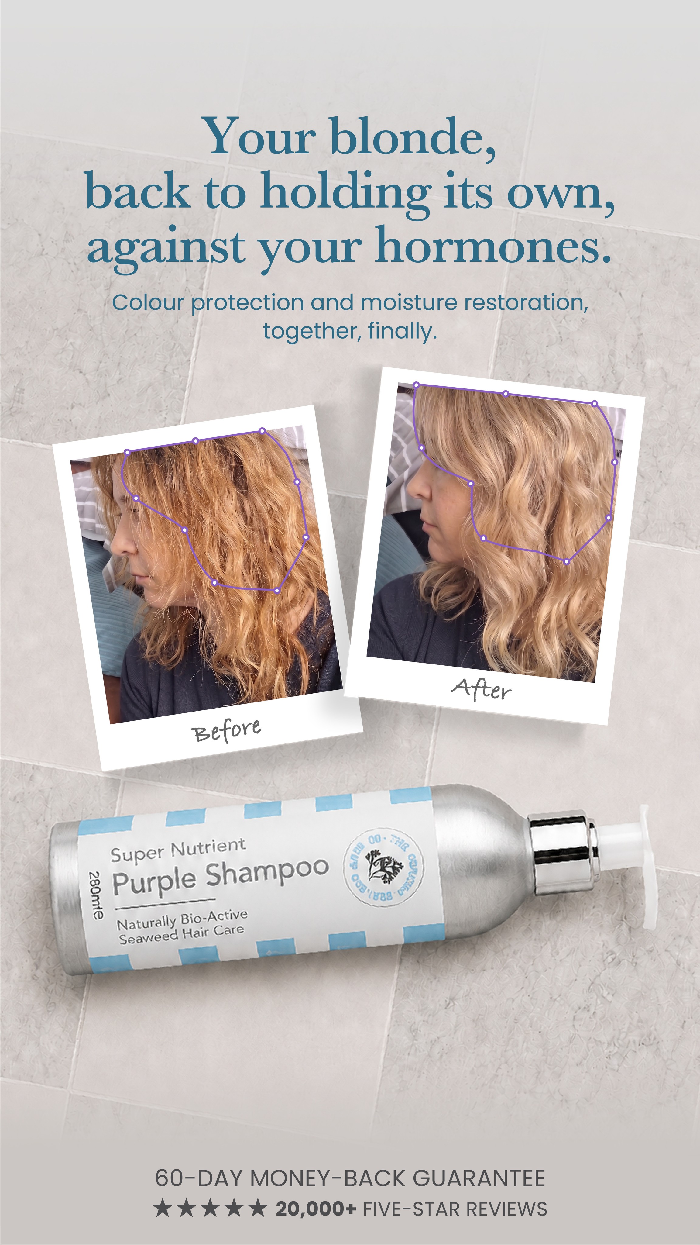 The Cornish Seaweed Bath Company Facebook ad: Love Your Silver Again