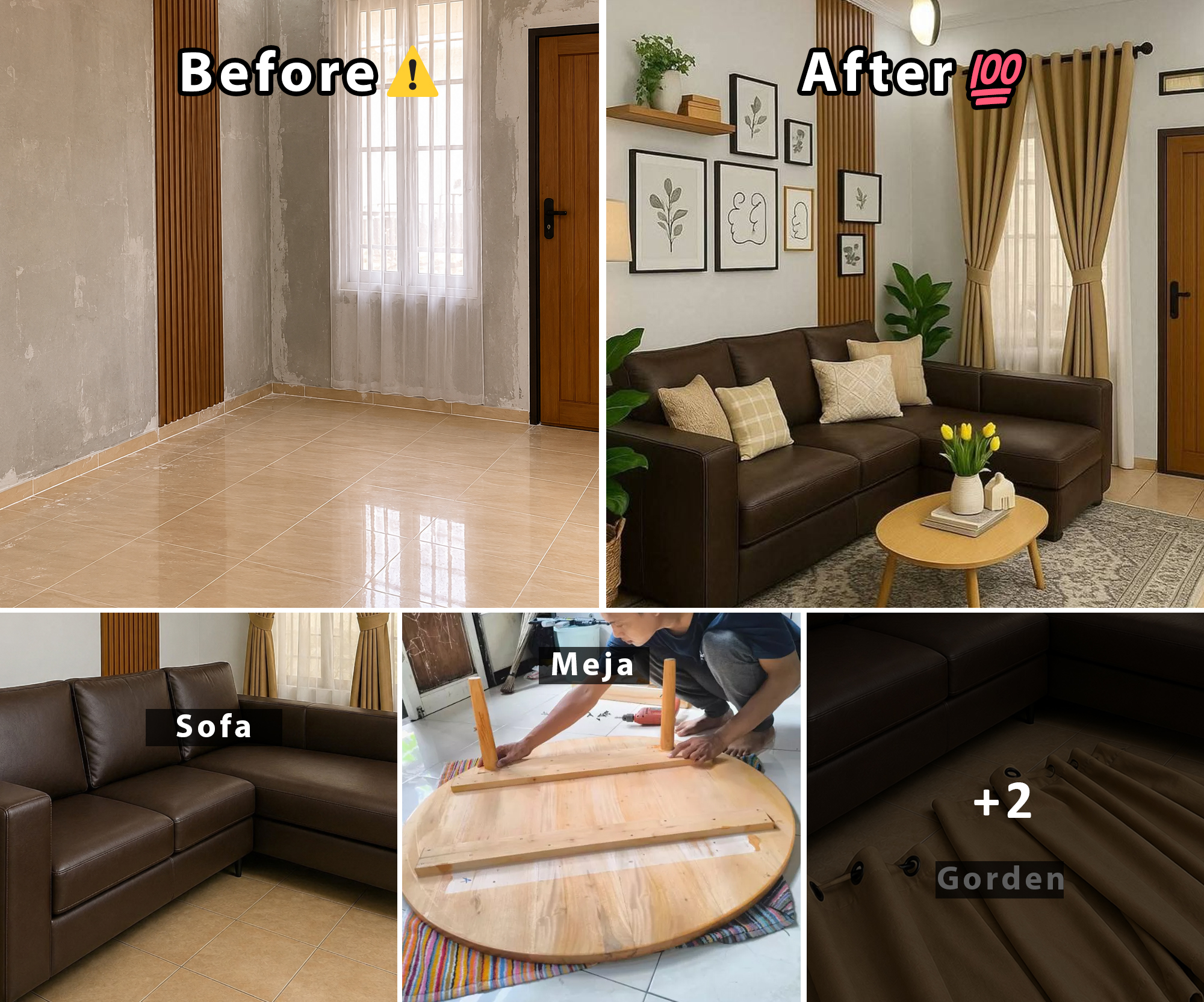 Yola Mustika Facebook ad: Inspirasi Ruang Tamu Impian