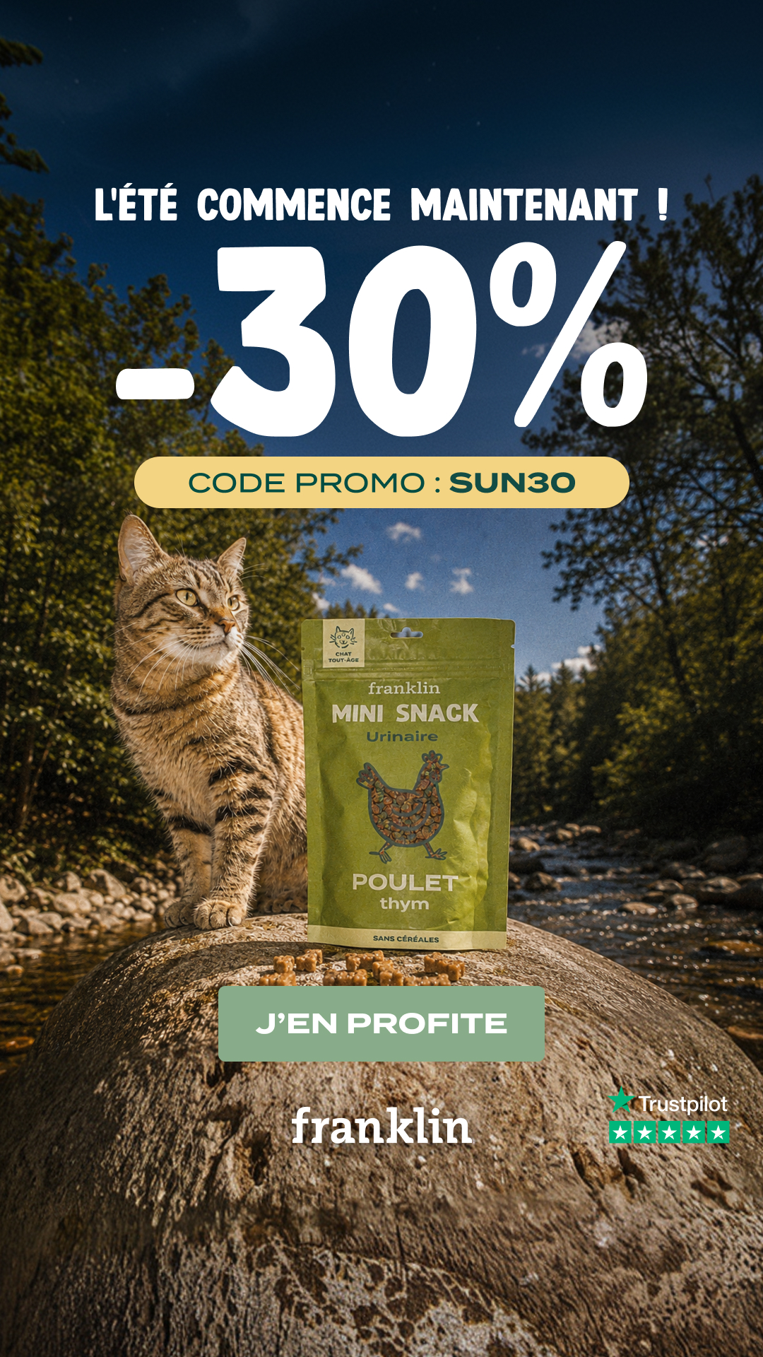 Franklin Pet Food Facebook ad