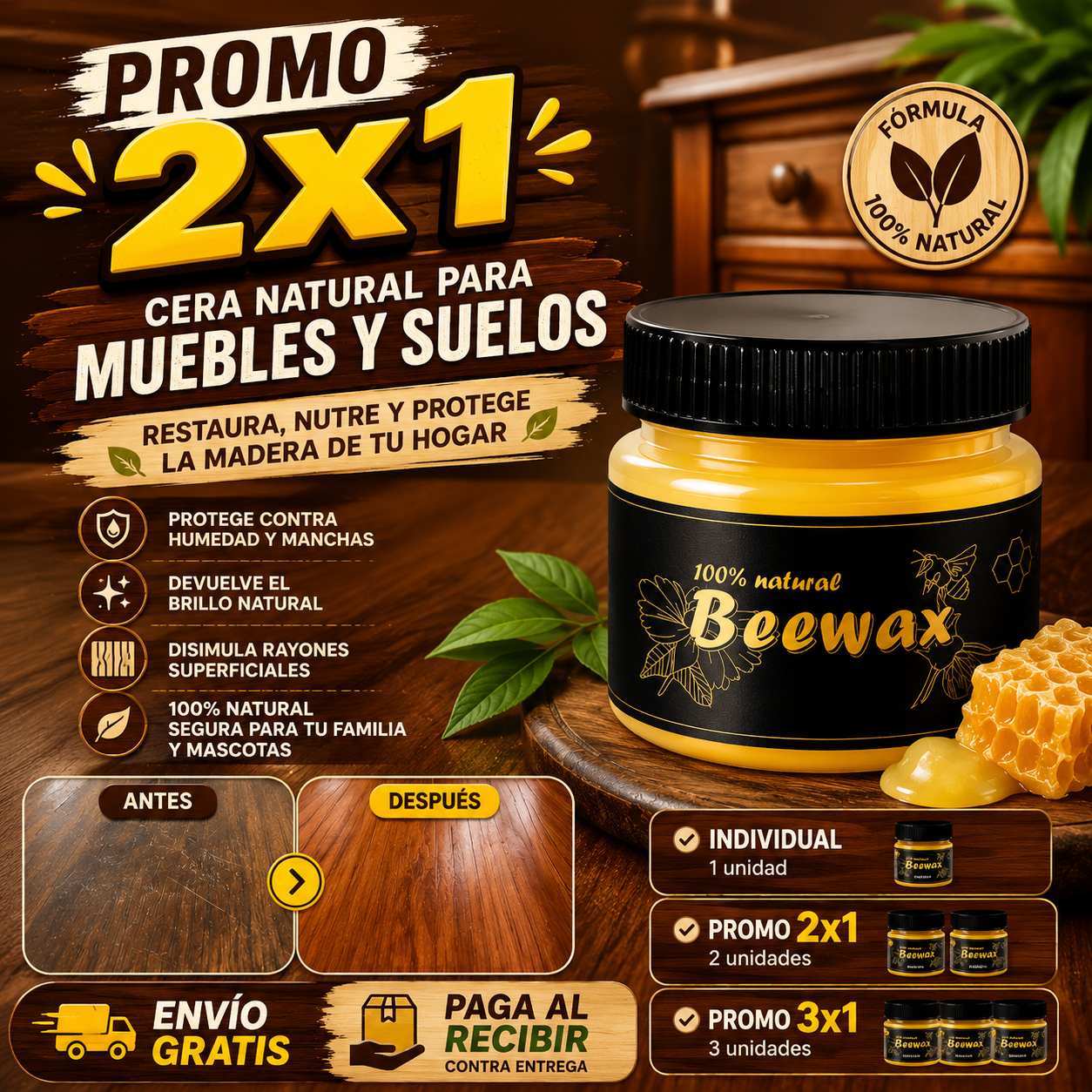 Rodemi Facebook ad: Envío GRATIS. Paga al recibir.
