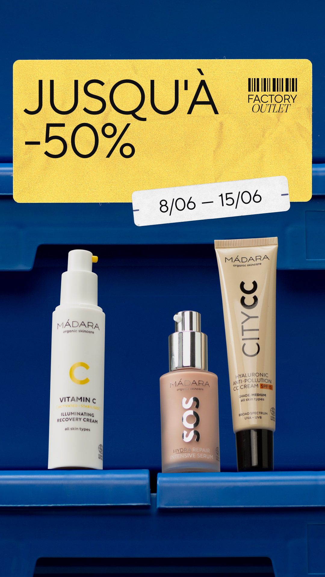 Mádara Organic Skincare Facebook ad