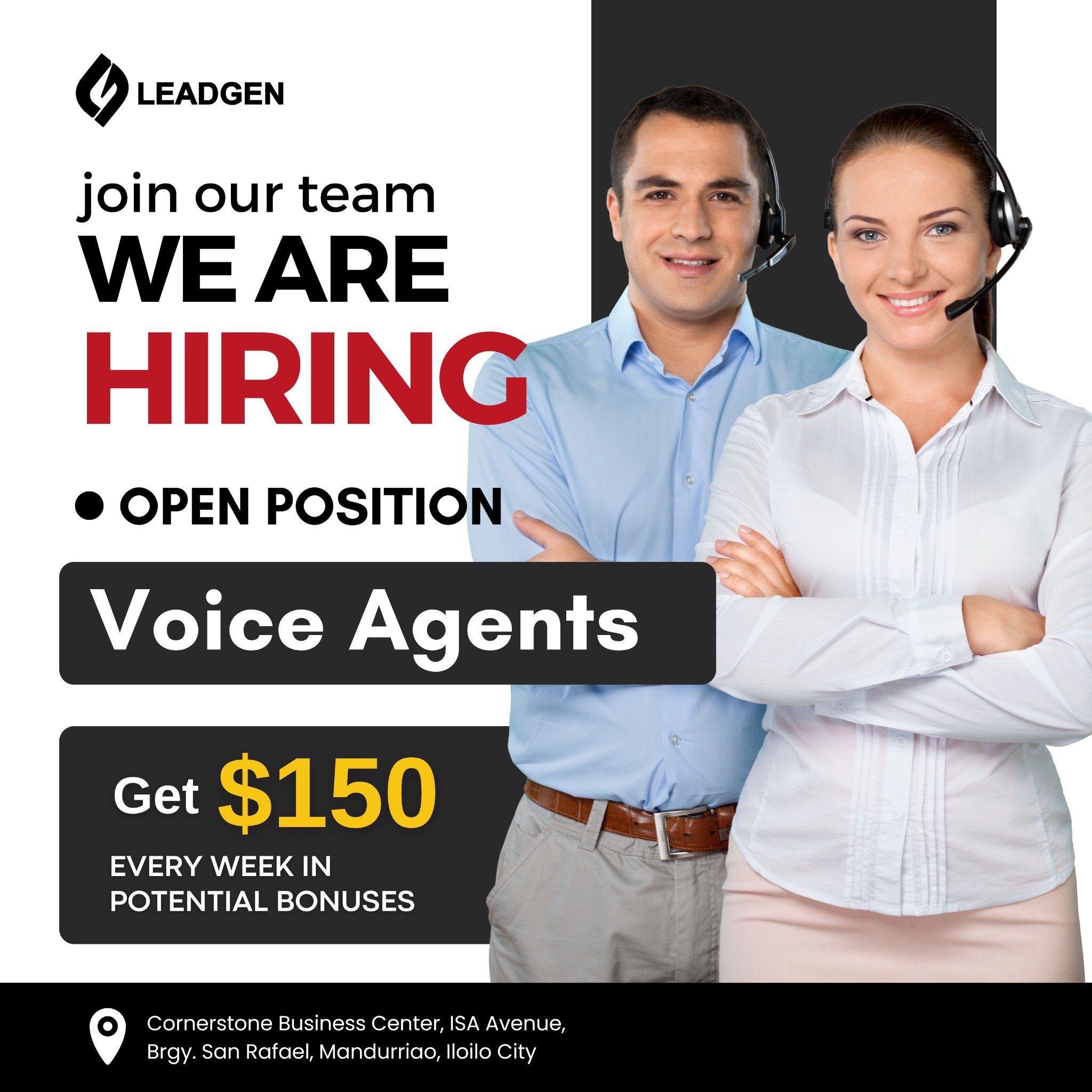 Lead Gen - Lead Generation & Donor Creation Facebook ad: Immediate Hiring: 200 Voice Agents