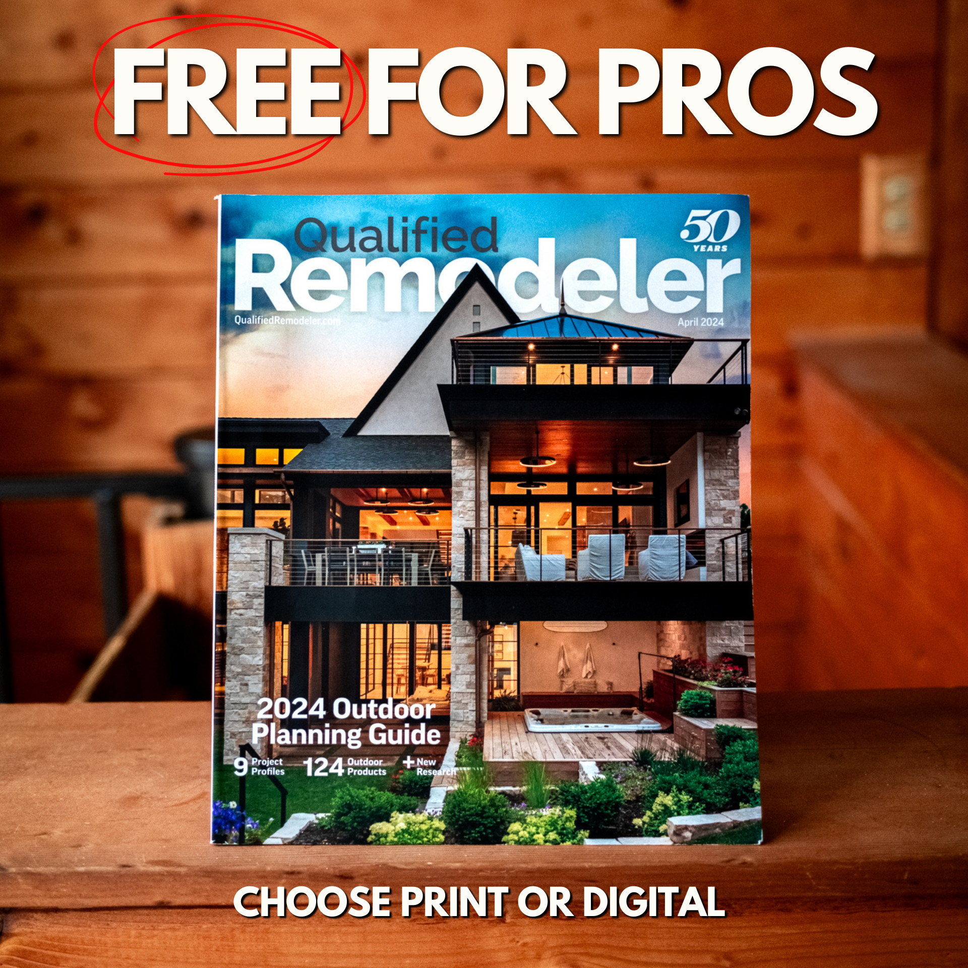 Qualified Remodeler Magazine Facebook ad from Jan 13, 2025