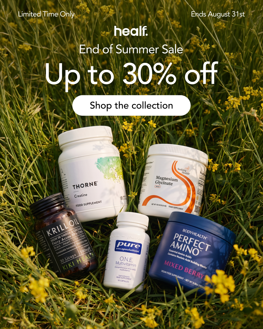 Healf. Facebook ad