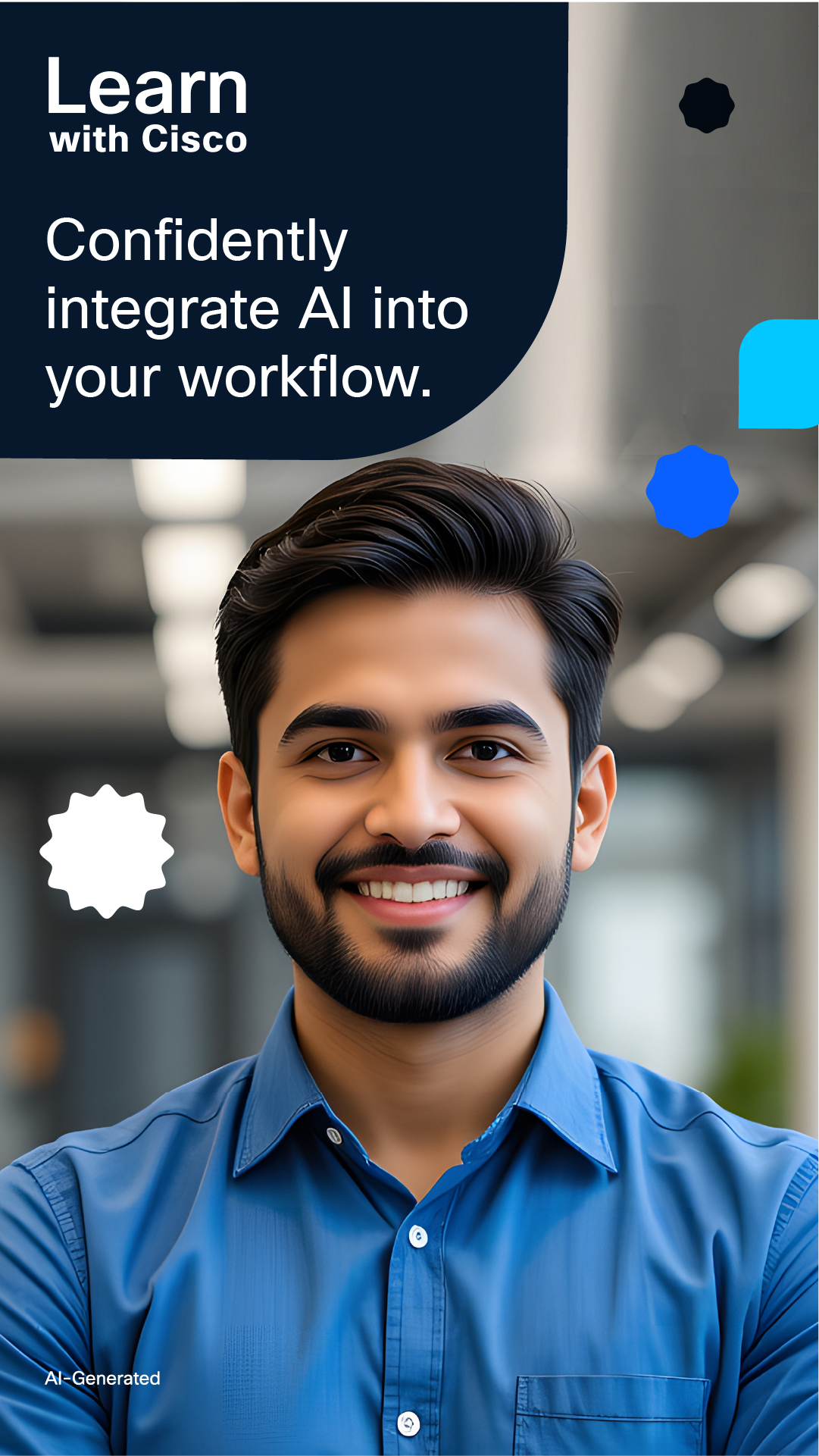Learn with Cisco Facebook ad