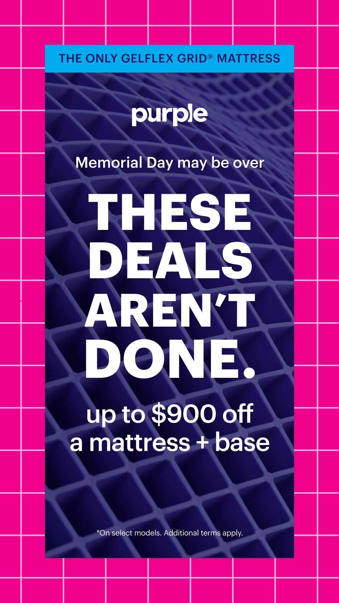 Purple Facebook ad