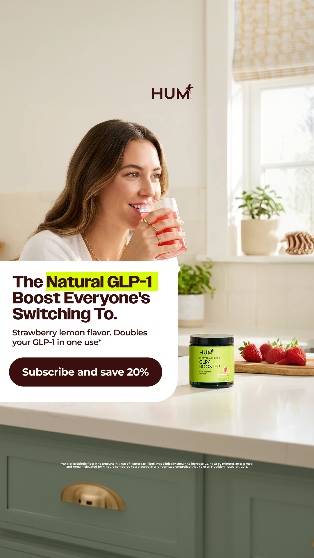 HUM Nutrition Facebook ad