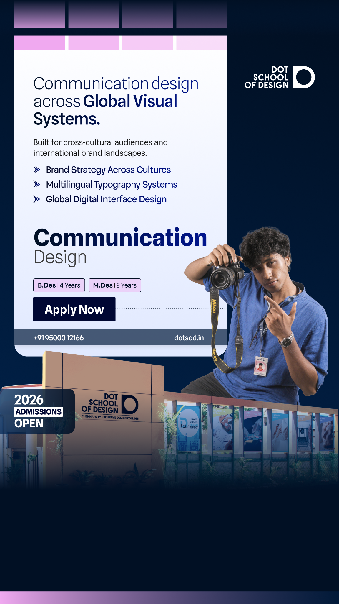 DOT School of Design Facebook ad from Mar 5, 2026