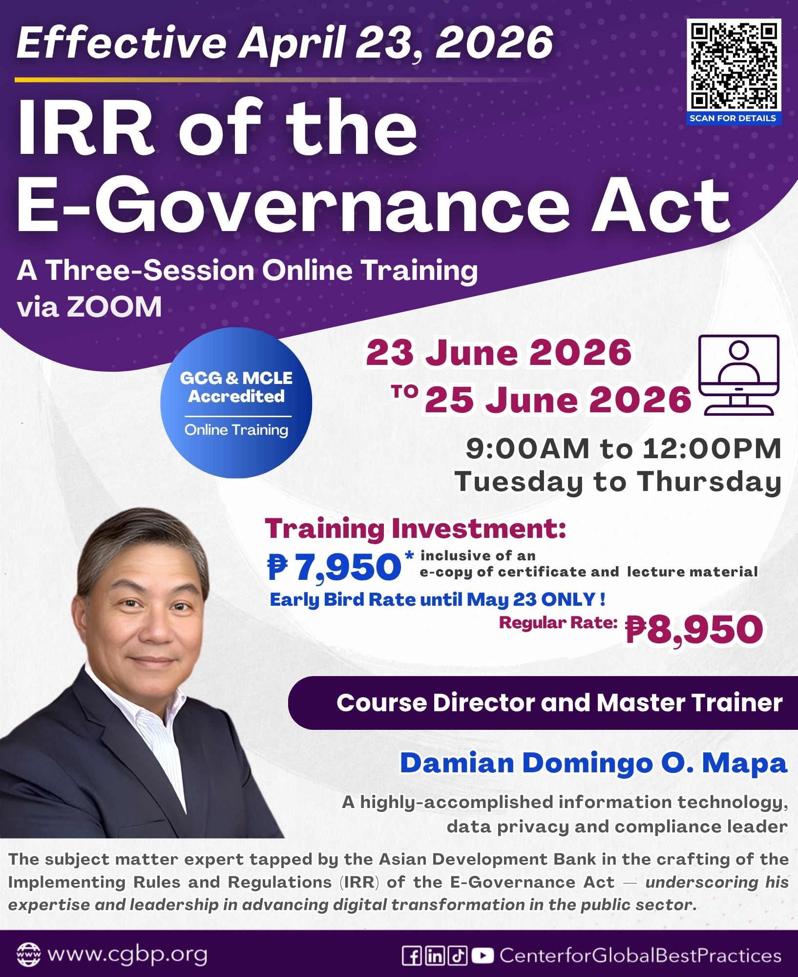 Center for Global Best Practices Facebook ad
