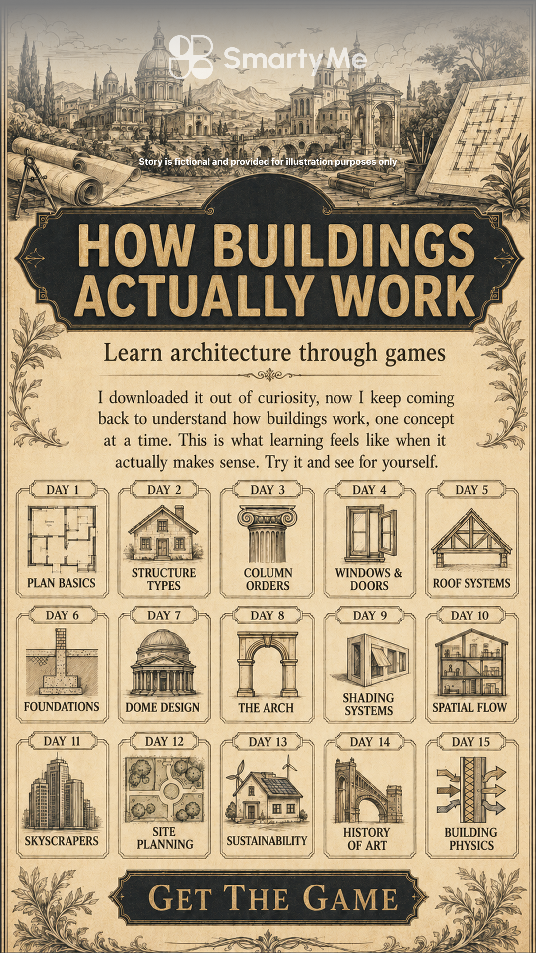 SmartyMe: Engineering Mindset Facebook ad: Replace scrolling with addictive Engineering lessons
