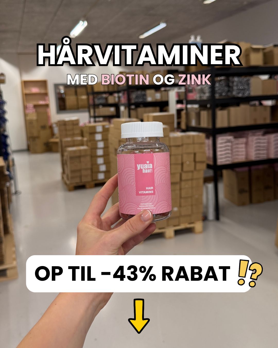 Yuaia Haircare Facebook ad: Spar op til 43%