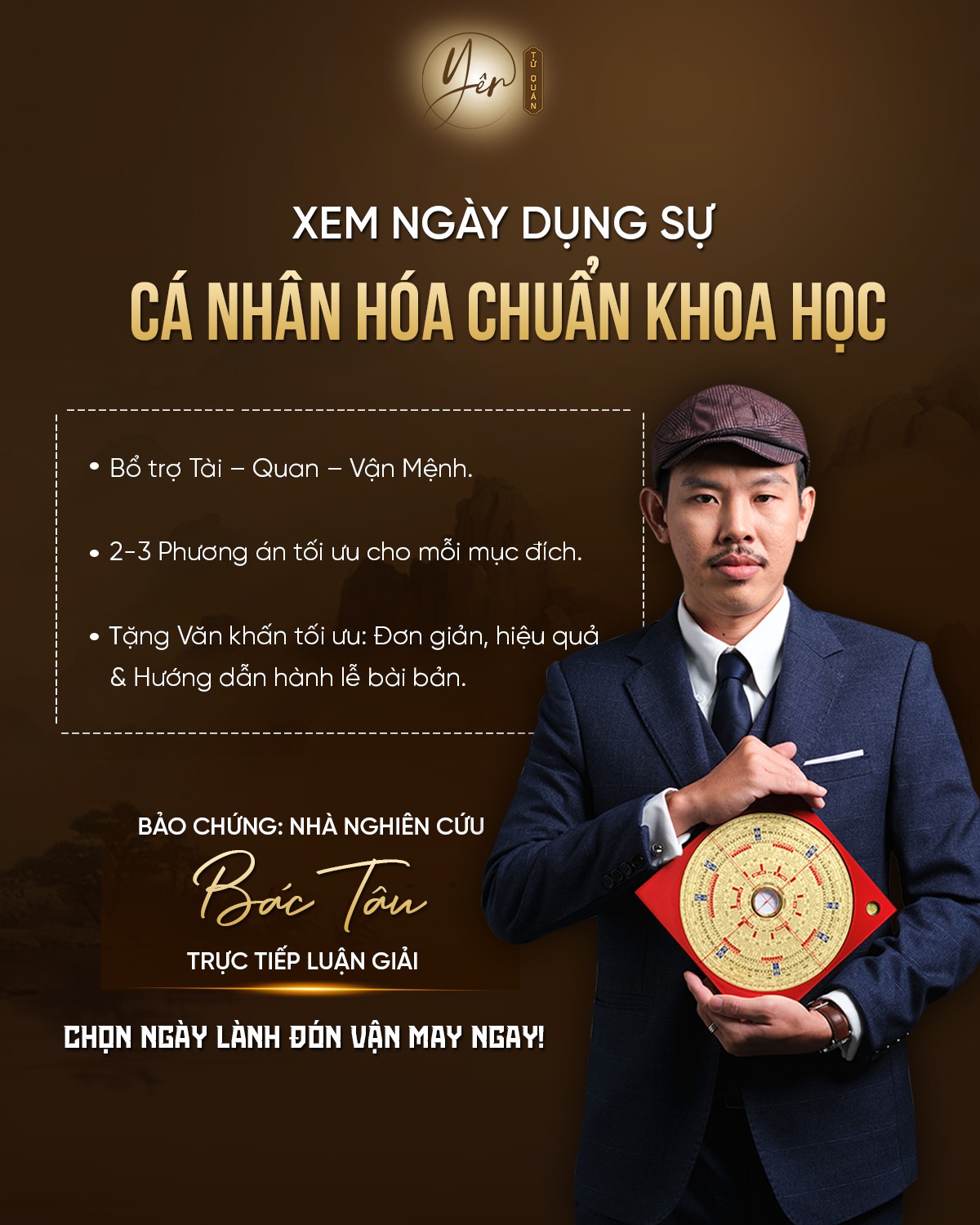 Mệnh Lý Ứng Dụng - Yên Tử Quán Facebook ad: DỊCH VỤ XEM NGÀY DỤNG SỰ: CHỌN ĐÚNG…