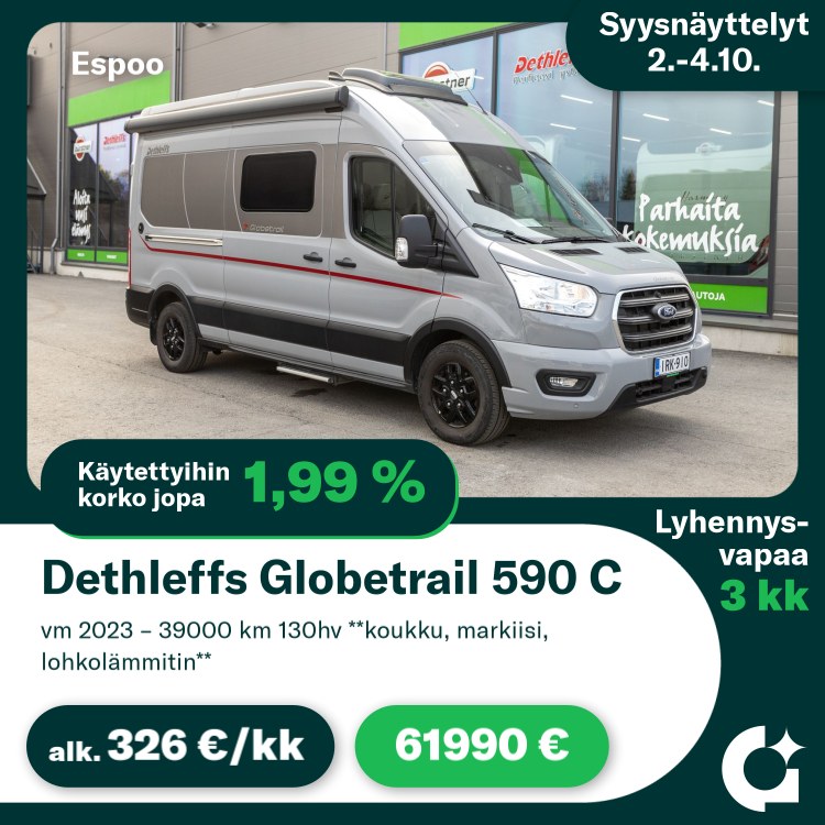Caravanlandia Oy Facebook ad: Löydä omasi Suomen suurimmasta valikoimasta